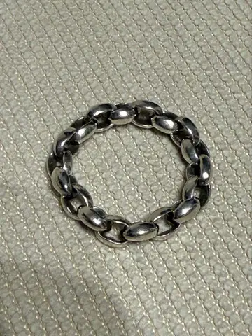 론 원스 미니 실크 체인 반지