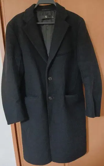 +J 유니클로 블랙 s 질샌더 체스터 코트 JIL SANDER