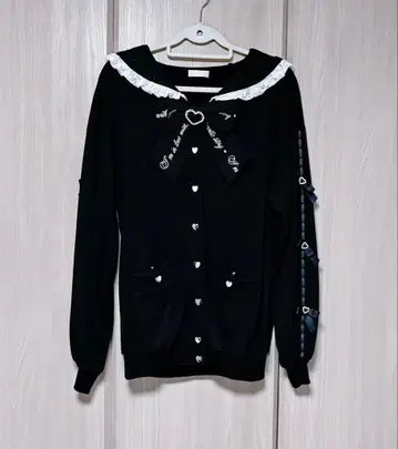 LIZLISA 메니 리본 세일러 쭈리 블루종 블랙