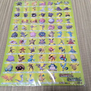 레어 포켓몬 B5 사이즈 책받침 파이어레드 리프그린