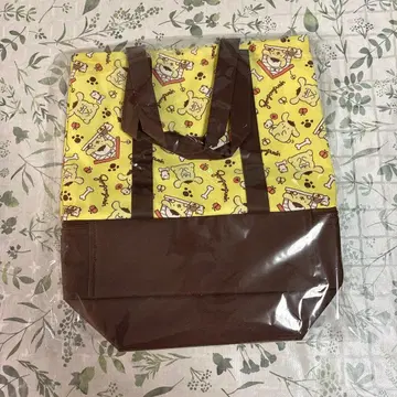 산리오 캐릭터즈 보냉 포켓 부착 토트백 폼폼푸딩