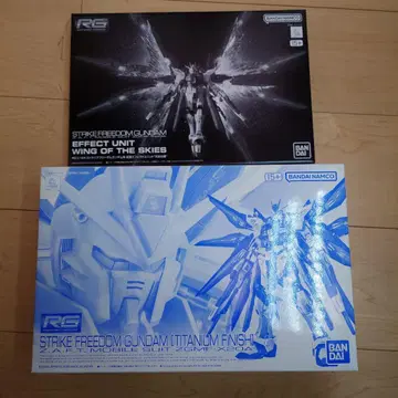 RG 스트라이크 프리덤 건담 티타늄 피니쉬+천공의 날개