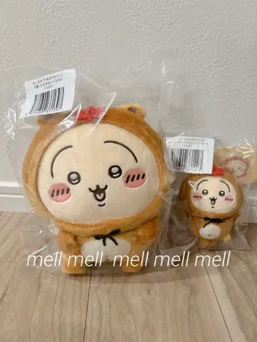 치이카와 너구리다몽 복권 토끼 2점