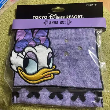 디즈니 ANNA SUI 데이지 타월 보라색