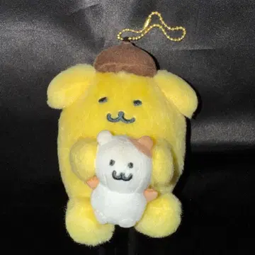 나가노 산리오 캐릭터즈 페어 봉제 인형 폼폼푸딩 콜라보