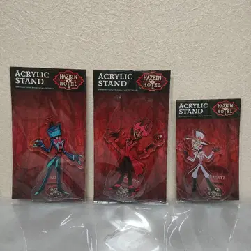 해즈빈 호텔 복스 알래스터 루시퍼 마루이 아크릴 스탠드 3종 세트