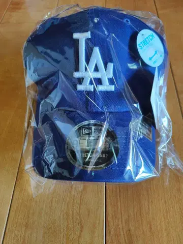 LA 네이비 야구 모자 스트레치 핏
