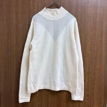 메인 스트릿 하이넥 니트탑 긴팔 L 사이즈