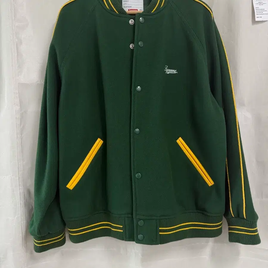 Supreme Crusaders Nylon Varsity M on Bunjang Global Site.