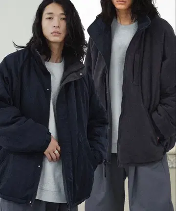 리버서블 FLEECE MILITARY BLOUSON