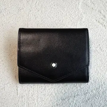 Montblanc 몽블랑 코인 케이스 동전 지갑 블랙 가죽