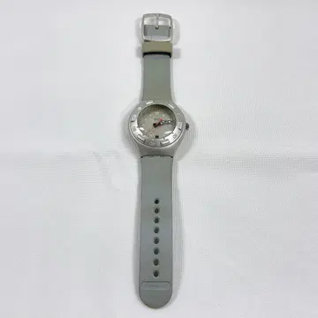 [ 작동품 ] 스와치 스쿠버 아날로그 손목시계 실버