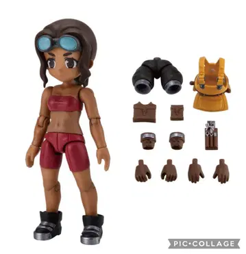 링크 트래블러스 메카닉의 언니, 의류 노랑 세트