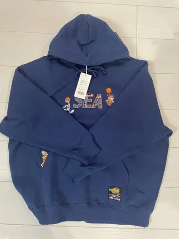 WIND AND SEA x SPACE JAM 네이비 S 사이즈