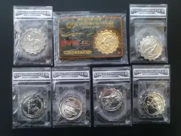 크러쉬 기어 기어 파이터 골드 & 실버 메달 7개 세트