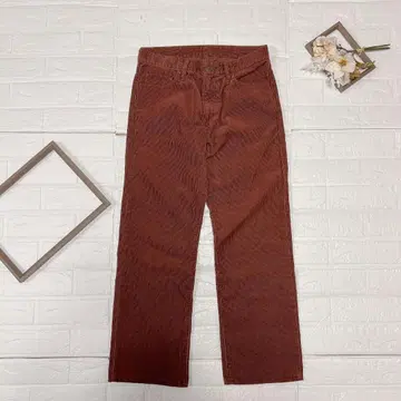 UNIQLO 코듀로이 팬츠 29 레드 브라운 가을/겨울 남성용