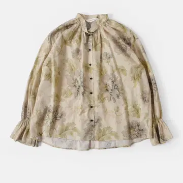 완판 susuri 스스리 코튼 메로폰 블라우스 꽃무늬