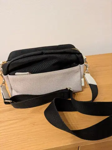 TOPKAPI (탑카피) 스코치 그레인 바이컬러 박스 숄더백