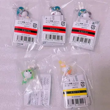 개구리 중사 케로로 치비케로 메지루시 액세서리 기로로 케로로 쿠루루 세트