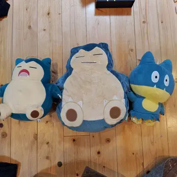 포켓몬 봉제 인형 카비곤 & 곤베 3체 세트