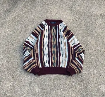 vintage Design 3D 니트 쿠지풍 올 패턴 가격 인하