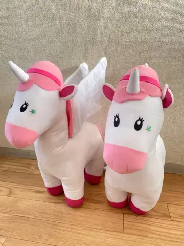 타베코 동물 THE MOVIE 페가수스짱 초 BIG 봉제 인형 2점