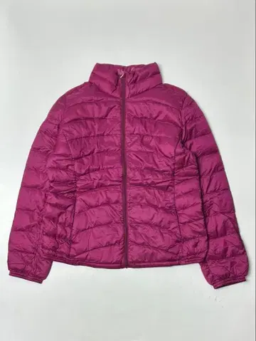 UNIQLO 핑크 퍼플 울트라 라이트 다운 자켓 XL 사이즈