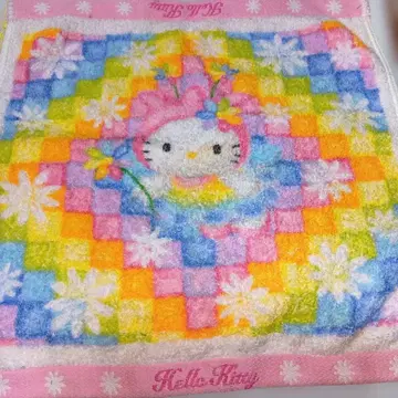 헬로키티 2000년 페어리 키티 핸드 타월 레트로 레어 빈티지