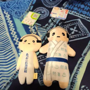 노비네코 아타미 한정판 노비아츠오 & 유키오 스트랩 세트