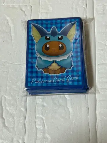 포켓몬 카드 이브이 판초 슬리브 데크 실드 샤워즈