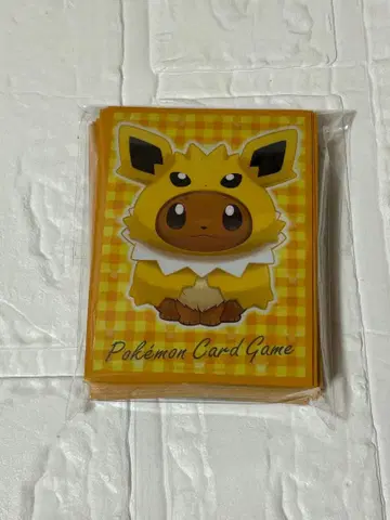 포켓몬 카드 이브이 판초 슬리브 카드 슬리브 썬더스