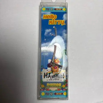 하와이 한정판 키티 끈 달린 장식 일광화상 키티