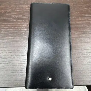 Montblanc 블랙 가죽 장지갑