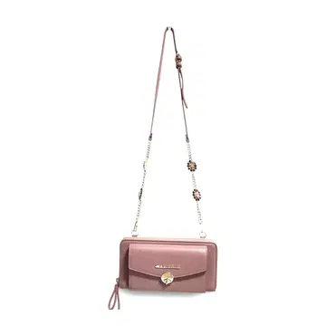 [ 단종 ] 질스튜어트 주얼 리본 지갑 숄더백 핑크