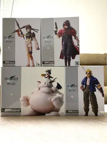 FF7 브링 아츠 유피 빈센트 시드 케트 시 4체 세트