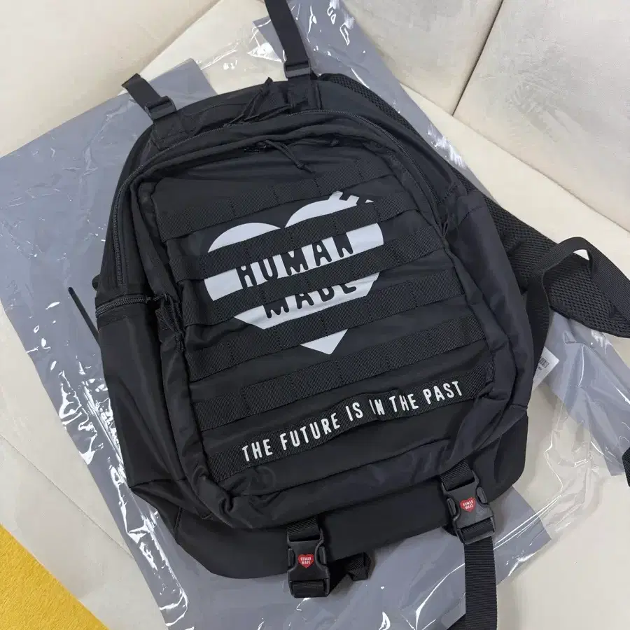 Human Made Men's Military Backpack in Black Human Made HUMAN MADE