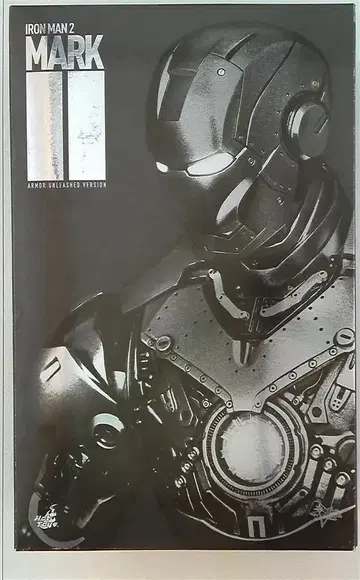 핫토이 무비 마스터피스 아이언맨 마크 2 아머 언리쉬드 버전 MMS150