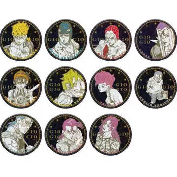 JOJOWORLD 죠죠 월드 홀로그램 캔뱃지 컴플리트 전종