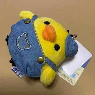 리락쿠마 데님 하우스 매달리는 봉제 인형 키이로이토리