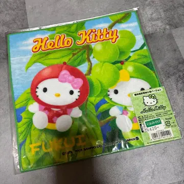 헬로키티 후쿠이 한정판 프티 타월 지역 한정판 레어