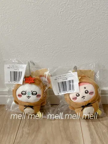 치이카와 (먼작귀) 너구리다몽 복권 C상 2점