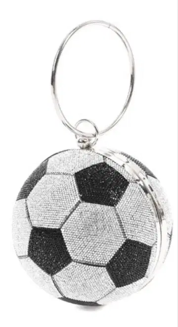 Rags Unite 나르시스 축구공 크리스탈 백 클러치백