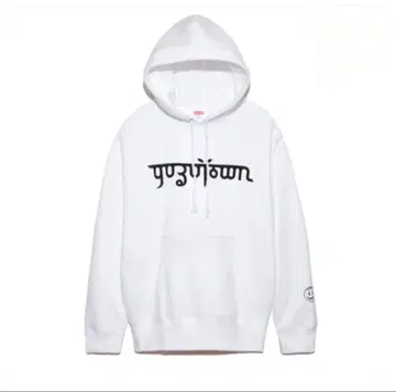 [ 새상품 미사용 ] L 사이즈 YUZUTOWN 로고 후드티 유즈