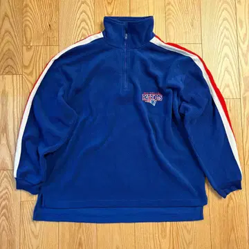 90s NFL 페이트리어츠 하프 지퍼 플리스 XL 아노락