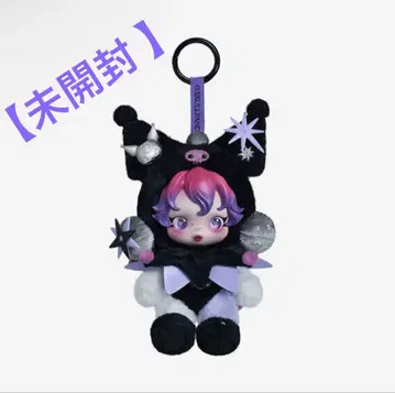 [ 미개봉 ] MY MELODY x SKULLPANDA 봉제 인형, 키링