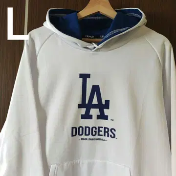 [가격 인하] 다저스 후드티 맨투맨 트레이닝복 LA 로고 화이트
