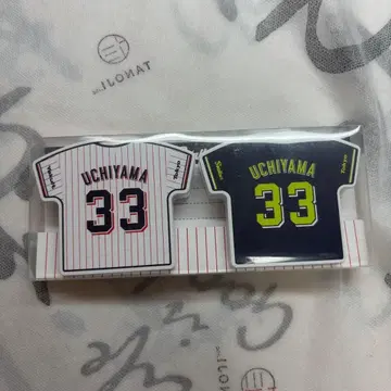 야쿠르트 스왈로스 우치야마 소마 유니폼형 클립 마그넷