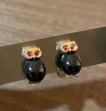 레네레이드 Les Nereides 올빼미 귀찌 골드 네이비