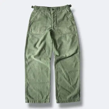 60s USA US ARMY OG 107 베이커 팬츠 미군