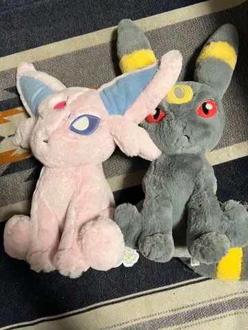 포켓몬 센터 폭신폭신 안기 봉제 인형 블래키 에브이